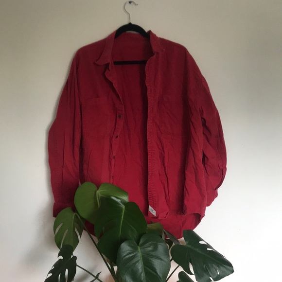 Red Levi Denim Shirt - Picture 1 of 4
